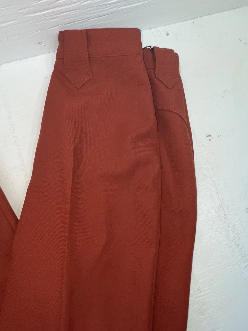 New Vintage Red Panhandle Slim Polyester Pants #735 VV-103