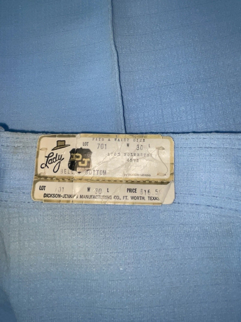 New Vintage Blue Dickson Jenkins Polyester Pants #701 OO-80￼