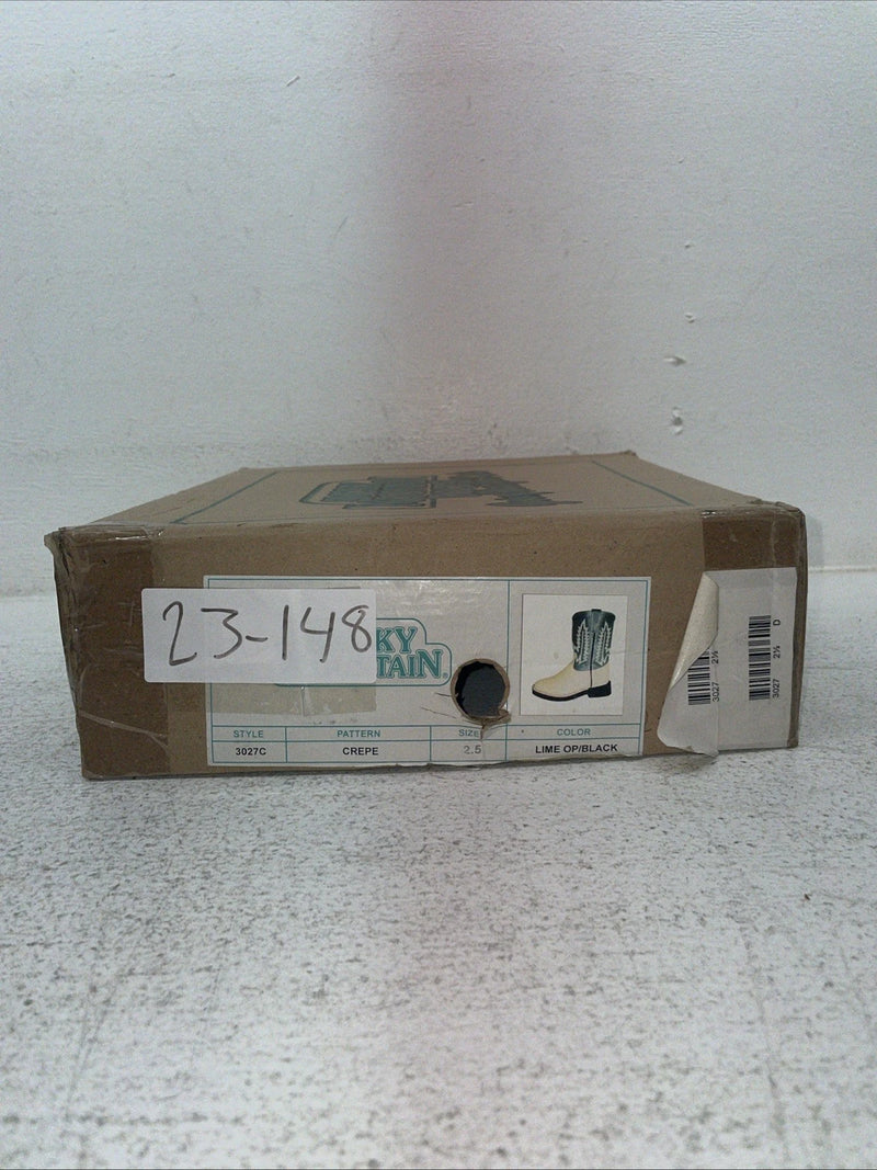 New Kids Green Smoky Mountain Cowboy Boots. 3027 C /.5 2 1/2. 23-148