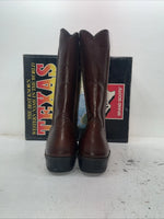 New Men’s Brown Texas Brand Cowboy Boots. M 811 13 D. 10-49