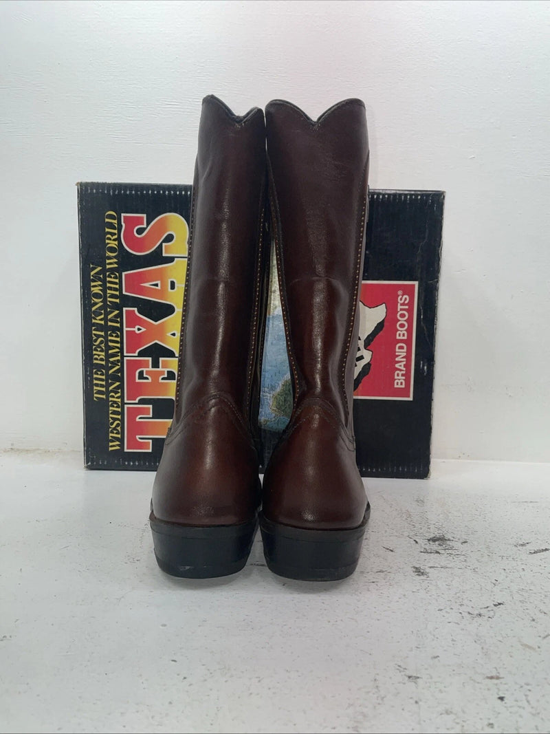 New Men’s Brown Texas Brand Cowboy Boots. M 811 13 D. 10-49