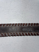 New Brown Genuine Leather Dos Amigos Beaded 26” Belt #AM486L Z-65