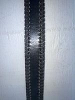 New Black Genuine Leather Weaved 28” Belt #4591 JJ-108