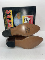 New Women’s Brown Texas Brans Cowboy Boots. 4731 8.5 8 1/2 M. 15-31