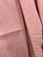 New Wayne Scott Pink Long Sleeve Button Up English Shirt Large MM-45