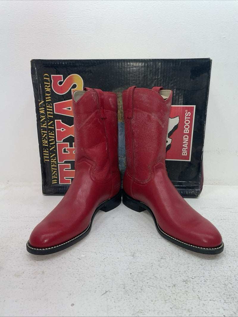 New Men’s Red Texas Brand Cowboy Boots. 4403 6.5 6 1/2 M. 1-52