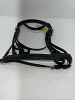 New Silver Fox Black Full Weymouth Show Bridle #20-05677-2-0 BB-36 
