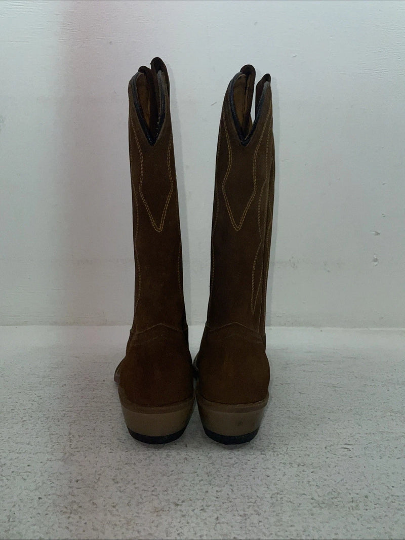 New Youth Brown Acme Cowboy Boots. 56864 5 C. 12-125