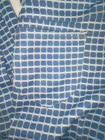 New Vintage Blue Checkered Lee Polyester Pants #2652644 ZZ-46