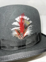 New Women’s Charcoal English Riding Hat. 7 1/8. 12-106