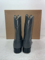New Youth Gray Bronco Cowboy Boots. B 1502 4.5 4 1/2 D. 22-113
