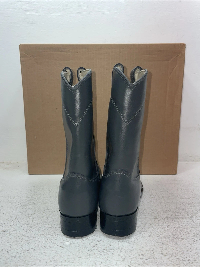 New Youth Gray Bronco Cowboy Boots. B 1502 4.5 4 1/2 D. 22-113