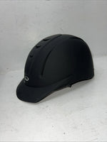 New Women’s Black IRH English Riding Helmet. Medium/Large. 12-101
