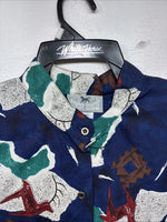 New Women’s Cowboy Threads Designed Long Sleeve Button Up Large TT-15