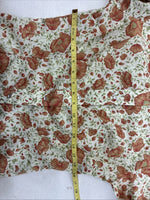 New Women’s Champion Western Floral Long Sleeve Pearl Snap Size 12 MM-46