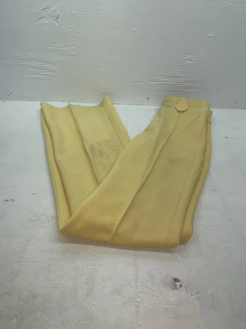 New Vintage Yellow Western Heritage Polyester Pants #G31 VV-24