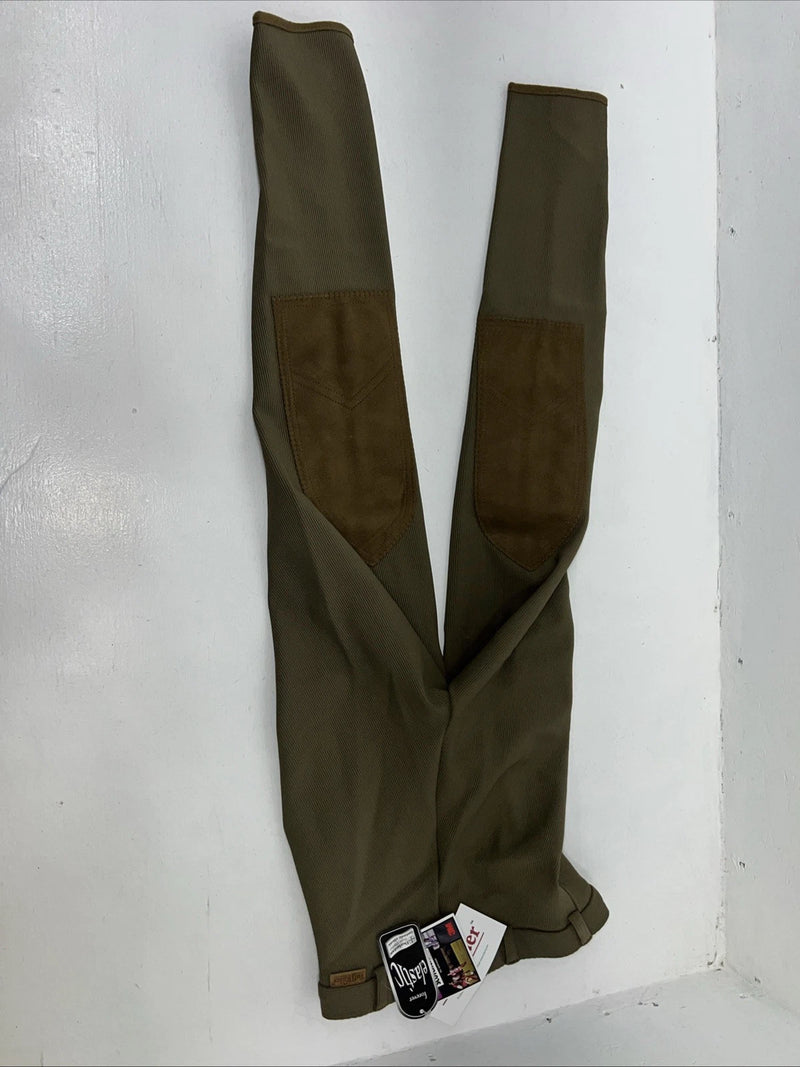 New Women’s Brown Tuff rider English Breeches. 26 R D-53