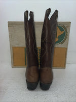 New Women’s Brown Texas Brand Cowboy Boots. B 191 4.5 4 1/2 B. 2-61