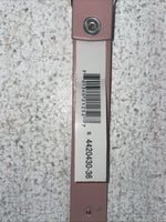 New Pink Genuine Leather Nocona Silver Bling 36” Belt #4420430 Z-12