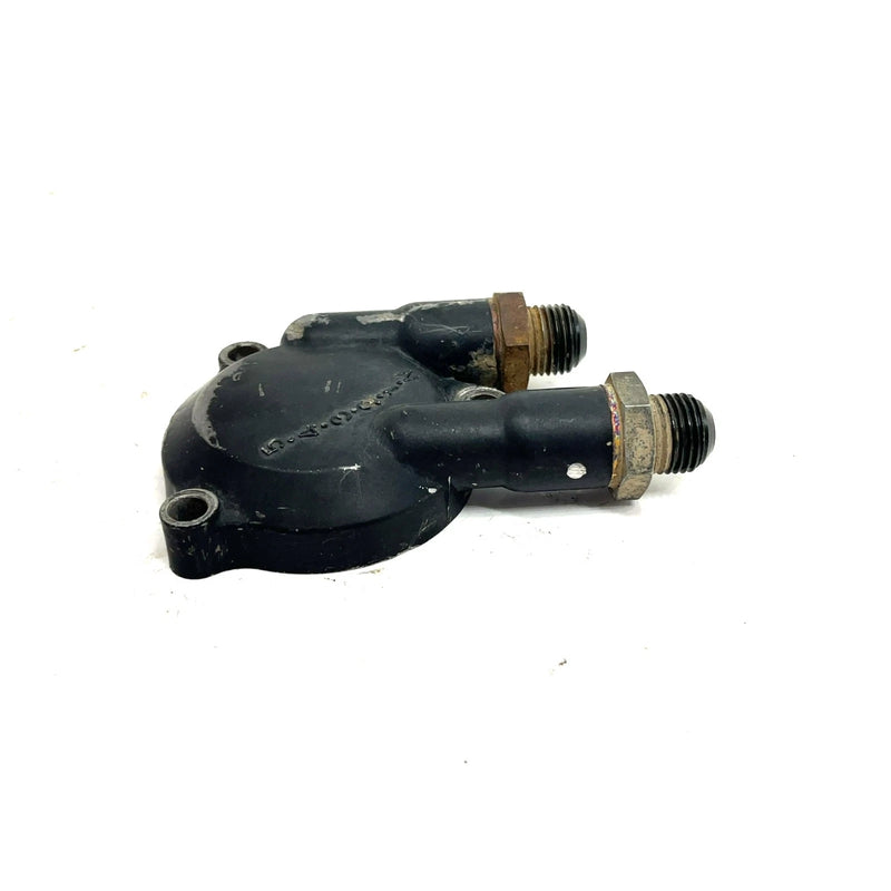 1990 Yamaha Moto 4 OEM Oil Filter Cover With Adapters 1YW-13447-00-00 AY51