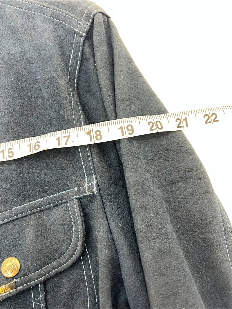 New Women’s Lee Blue Long Sleeve Button Up Jacket M #1941 3C-45