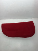 New ABetta Red Fleece Round Saddle Pad 29x27 Pad-25
