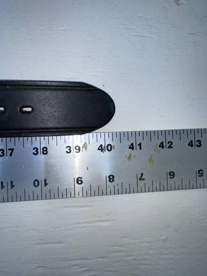 New Black Genuine Leather 34” Belt #UN701 JJ-51