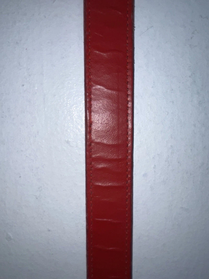 New Red Genuine Leather Wright 32” Belt #10492 Z-40