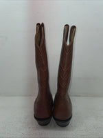 New Youth Brown Tony Lama Cowboy Boots. 8693 5 B. 2-162