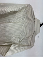 New Boys White Horse Yellow Stripe Long Sleeve Pearl Snap Medium DD-116