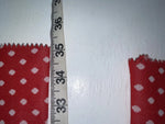 New Vintage Red Polka Dot Polyester Pants SS-67