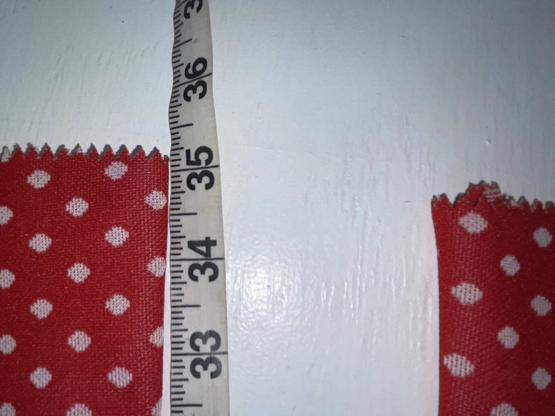 New Vintage Red Polka Dot Polyester Pants SS-67