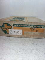 New Youth Gray Texas Brand Cowboy Boots. B 192 6 D. 2-148
