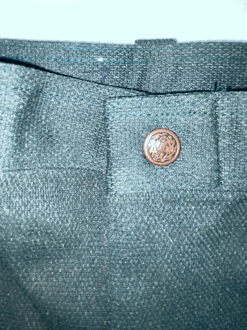 New Vintage Green Dickson Jenkins Polyester Pants #973 SS-54