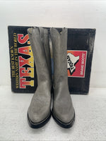 New Men’s Gray Texas Brand Cowboy Boots. 8022 8 D. 3-149