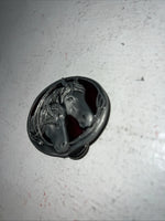 New Children’s Western Express Horse Head Red Belt Buckle. S-15 F-3
