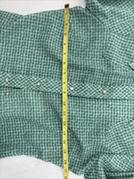 New Women’s Dickson Jenkins Green Design Long Sleeve Pearl Snap Size 30 GG-2