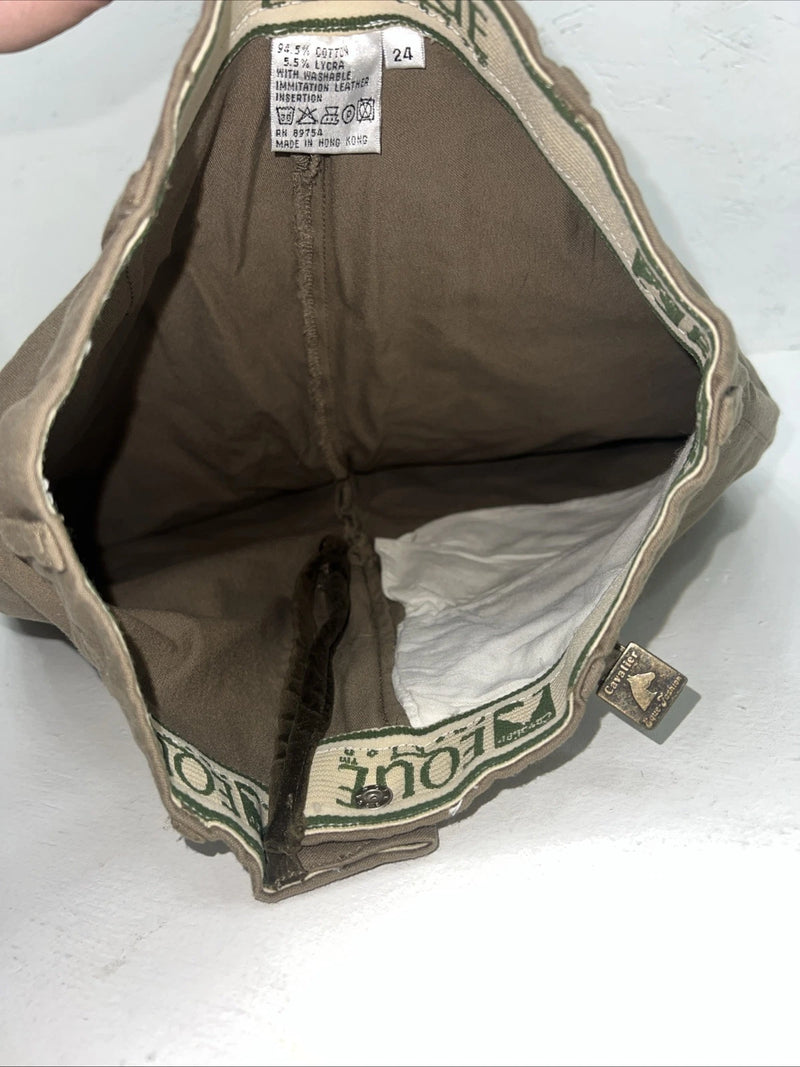New Women’s Green Eque Fashion English Riding Breeches. 24 D-87