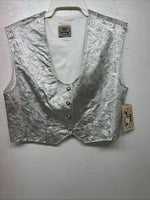New Women’s 1849 Authentic Ranchwear White Show Vest XXXL WW-45