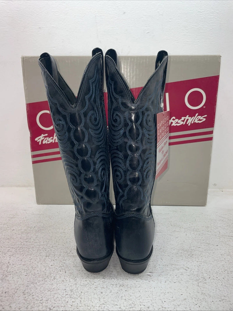New Women’s Blue Capezio Cowboy Boots. L 302 5 M. 2-165