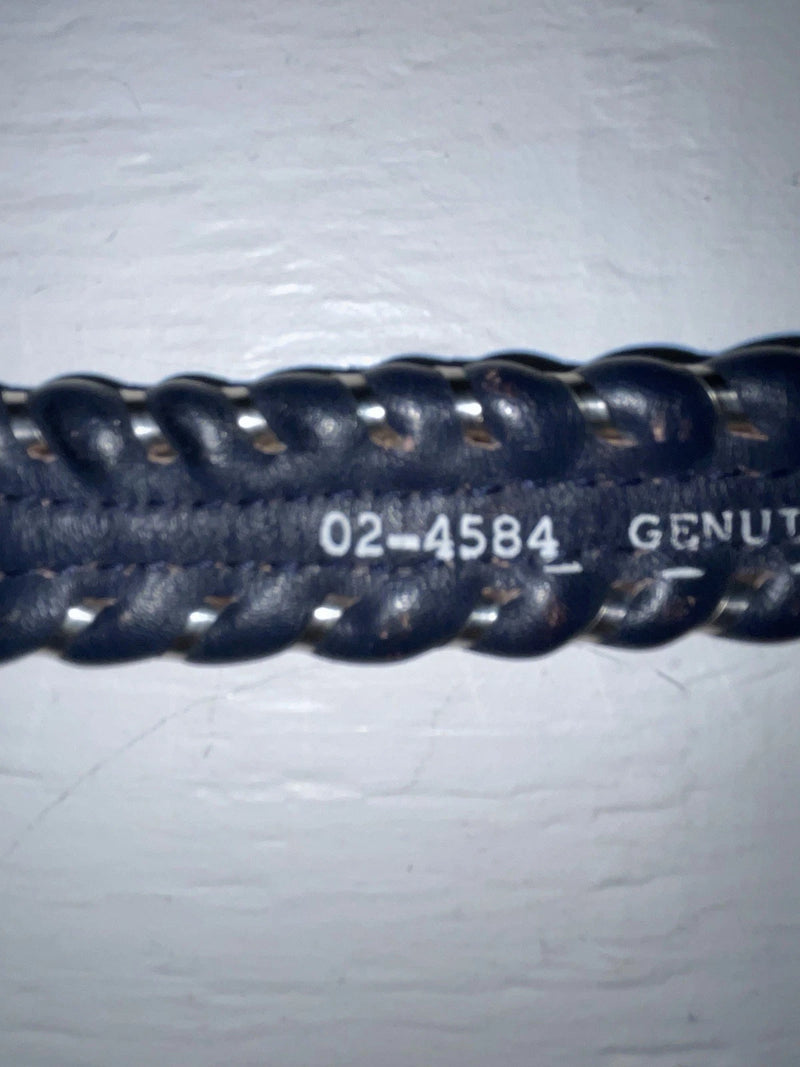 New Blue Genuine Leather Weaved 36” Belt #20/4584 Z-165
