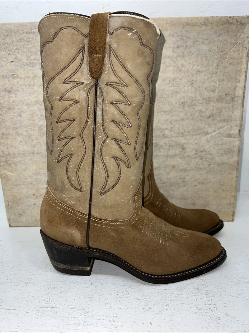 New Woman’s Brown Texas Brand Cowboy Boots. 4466 6.5 6 1/2 M. 19-118