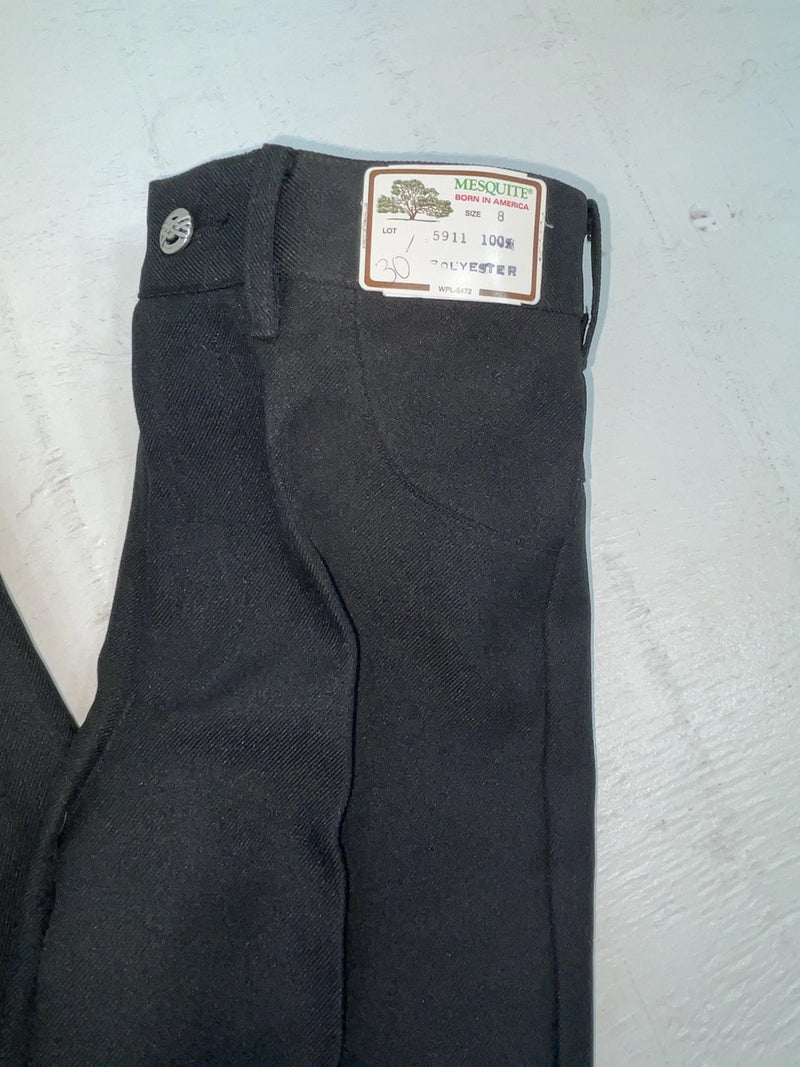 New Vintage Black Mesquite Polyester Pants #5911 3A-106