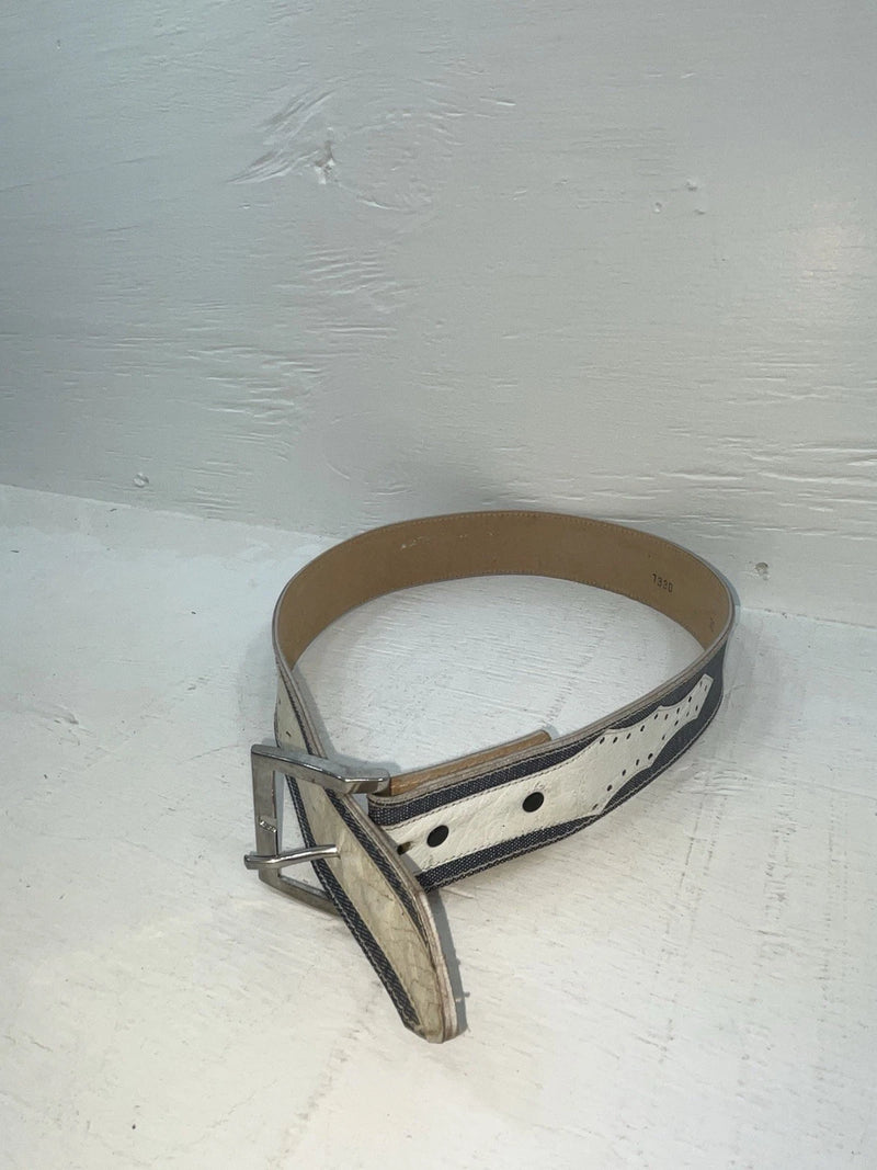 New Blue Genuine Leather 30” Belt #7330 NN-30