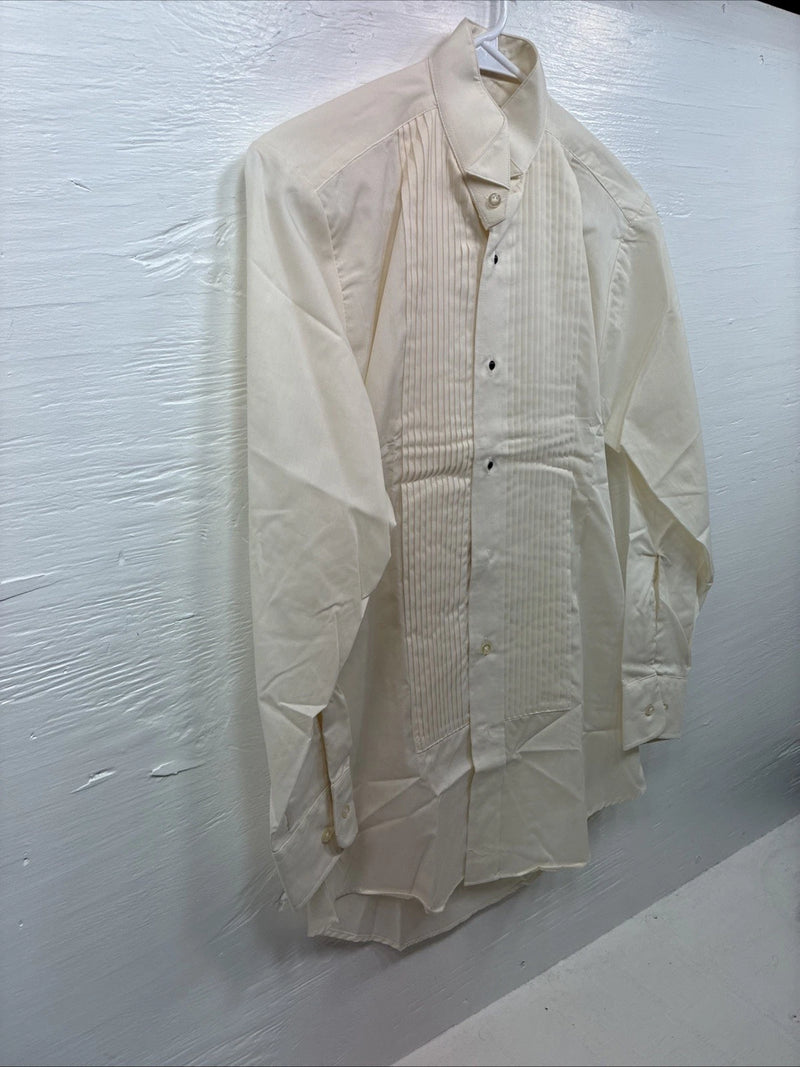 New Classix Yellow Long Sleeve Button Up English Short 30/31 XS X-87