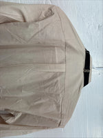 New Wayne Scott Tan Long Sleeve Button Up English Shirt Medium X-76