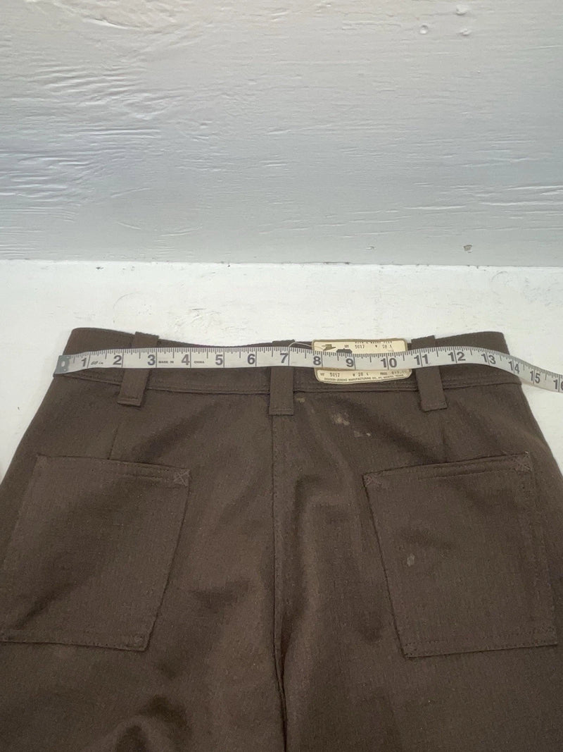New Vintage Brown Dickson Jenkins Polyester Pants #5017 3A-37