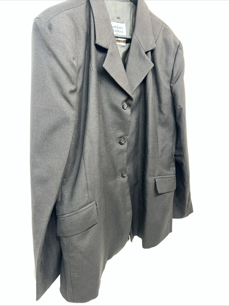 New Women’s Comfort Riders Brown Hunt Meister Riding Coat 18L #23-31000 V-605