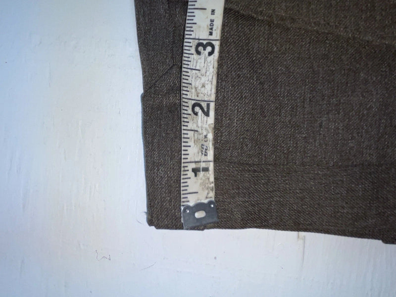 New Vintage Brown Circle S Polyester Pants #CP4776 OO-25