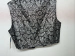 New Women’s 1849 Authentic Ranchwear Silver Western Show Vest XXL L-601